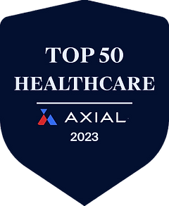 Top 50 healthcare badge
